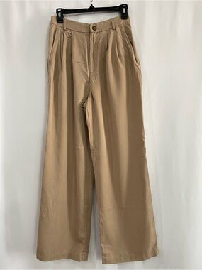 Reformation Mason Pleated Pant Size 4P Women's Tailored Wide Leg Trouser